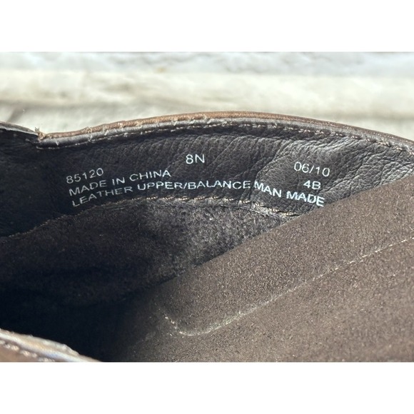 Clarks Artisan Good Year Womens Size 8 Brown Wedge Mules Shoes Slip On Excellent - Picture 7 of 7